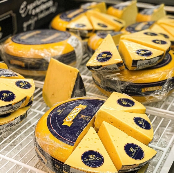 Phô mai Gouda Wheel Grand' or - 4.5-4.8kg/bánh (Gouda Cheese)