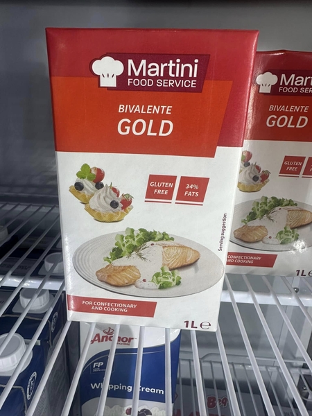 Kem Sữa Martini Bivalente Gold Fat 34% 1Lít