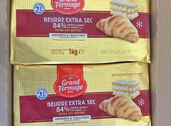Bơ tấm Grand Fermage EXTRA DRY BUTTER SHEETS 1kg