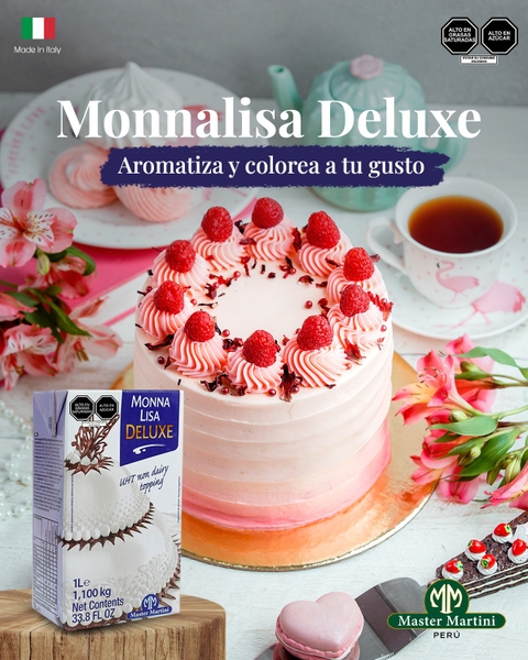 Kem Whip Topping UHT Monna Lisa Deluxe Martini 1L