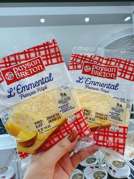 Phô Mai Sợi Emmental Paysan Breton 70g – Emmental Cheese