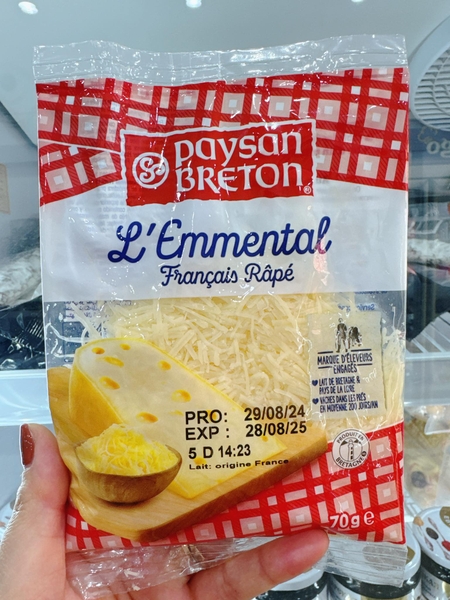 Phô Mai Sợi Emmental Paysan Breton 70g – Emmental Cheese