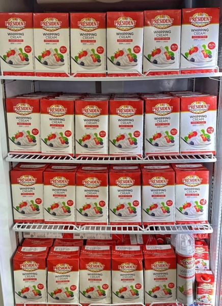 Kem Whipping Cream President Pháp 1Lít I Exp 06.01.2026