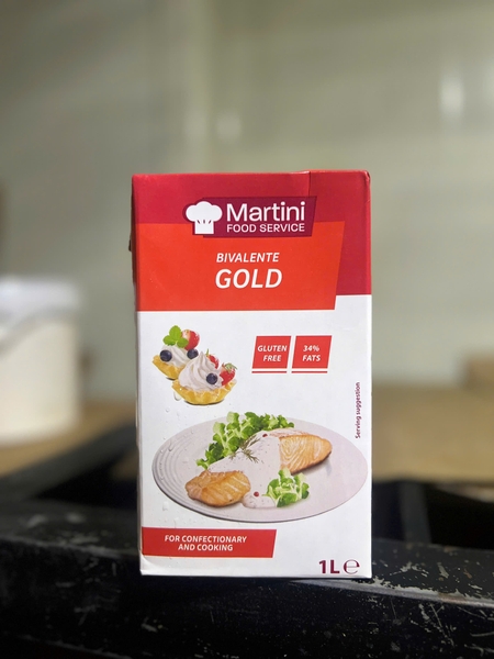 Kem Sữa Martini Bivalente Gold Fat 34% 1Lít