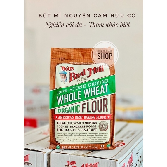 Bột Mì Nguyên Cám Hữu Cơ Bob's Red Mill 2.27kg