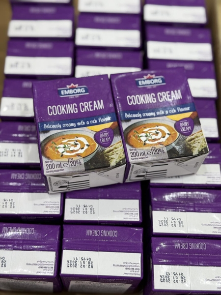 Kem nấu Cooking cream Emborg 200ml