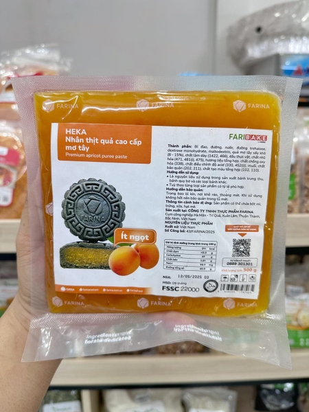 Nhân Trung Thu thịt quả cao cấp mơ tây Farina Heka 500g