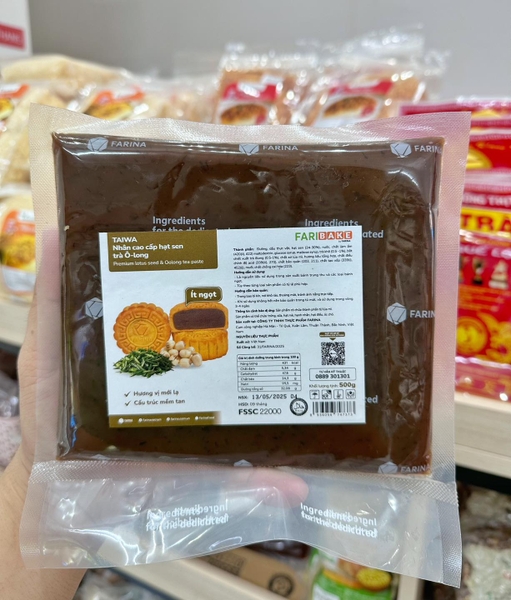 Nhân cao cấp hạt sen trà O long Farina Taiwa 500g