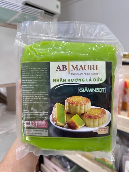 Nhân trung thu lá dứa Mauri 1kg