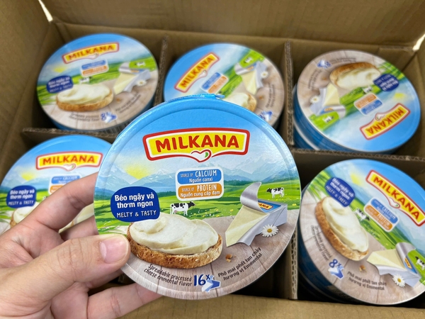 Phô mai Milkana Ai Cập hộp 8 viên/16 viên
