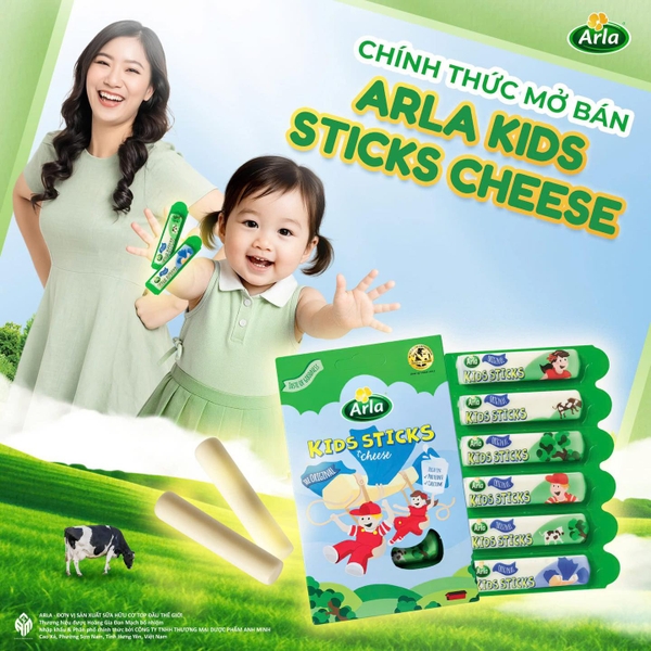 Arla Cheese Kids Sticks 108g - Phô Mai Que Arla