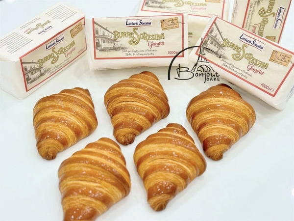 Bơ lạt Burro Latteria -  Butter Block 82% Frozen 1kg - Latteria Soresina I EXP: 12.2025