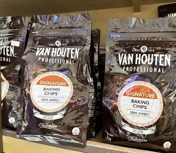 Socola chip đen Van Houten 1kg