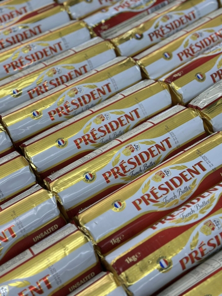 Bơ Lạt Président thỏi 1kg