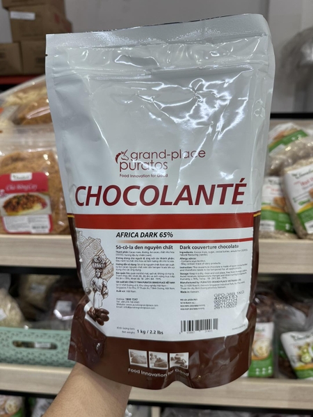 Socola Nút Đen 65% Puratos 1kg