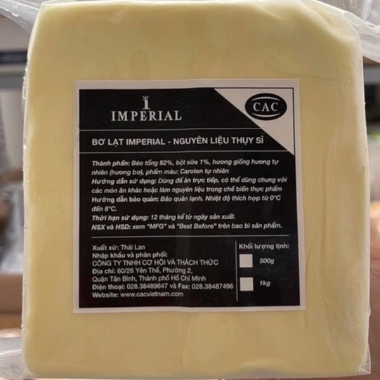Bơ Lạt Imperial 1kg