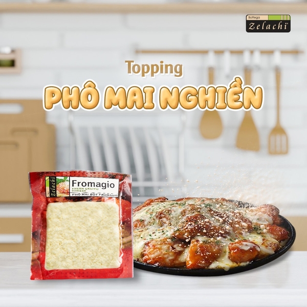 Phô Mai Bột Parmesan Fromagio 100g