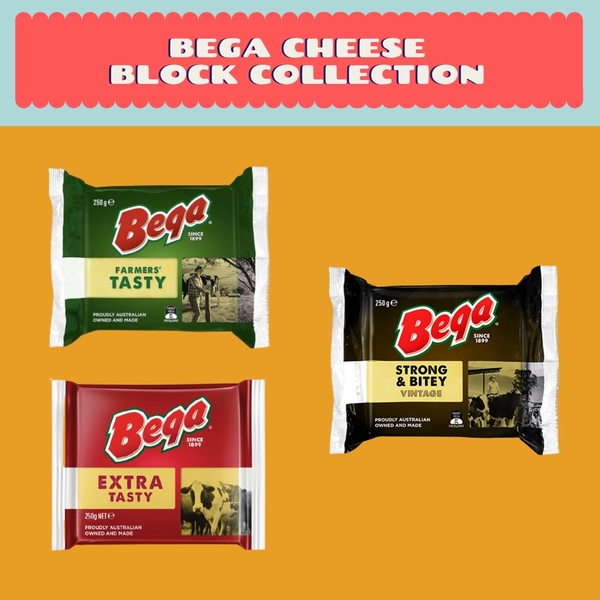 Bega Phô mai Úc Cheddar Block 250g - Cheddar Cheese BEGA