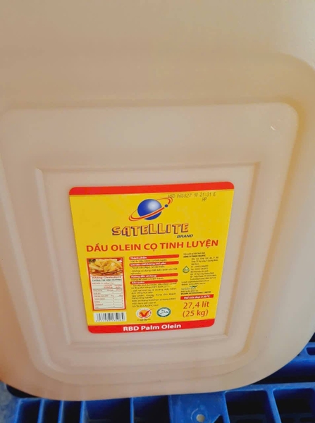 Dầu Olein cọ tinh luyện Satellite 25kg - PAIM OLEIN