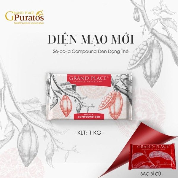 Socola Compound Đen Grand Place Puratos GPD-040