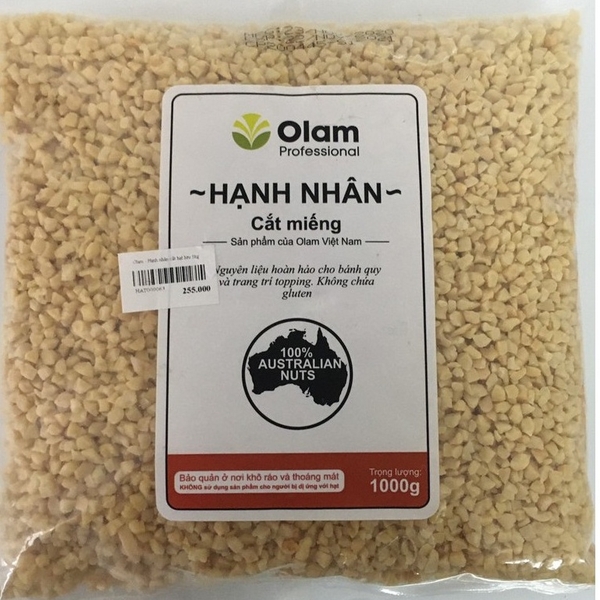 Hạnh Nhân Cắt Hạt Lựu Olam 1kg