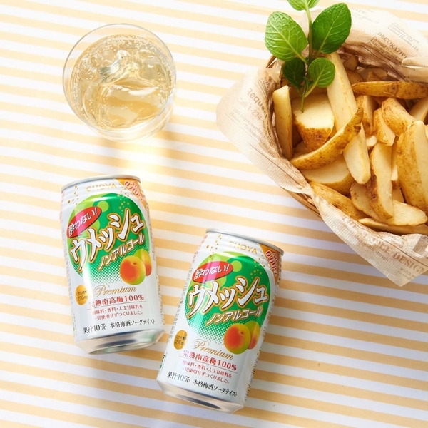 Nước mơ/quýt lên men CHOYA Umeshu Soda 350ml - Yowanai Ume Soda