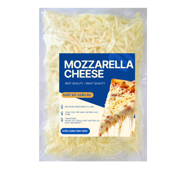 Phô mai mozzarella sợi (Mozzarella cheese)