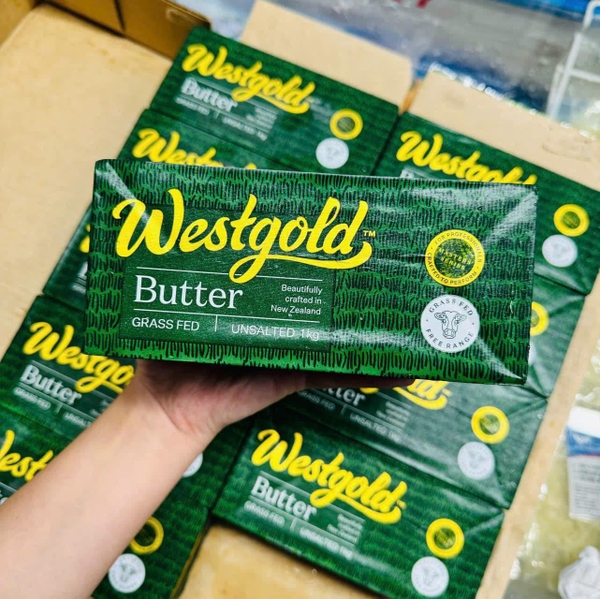 Bơ Lạt Westgold 1kg - Westgold Unsalted Butter 1kg