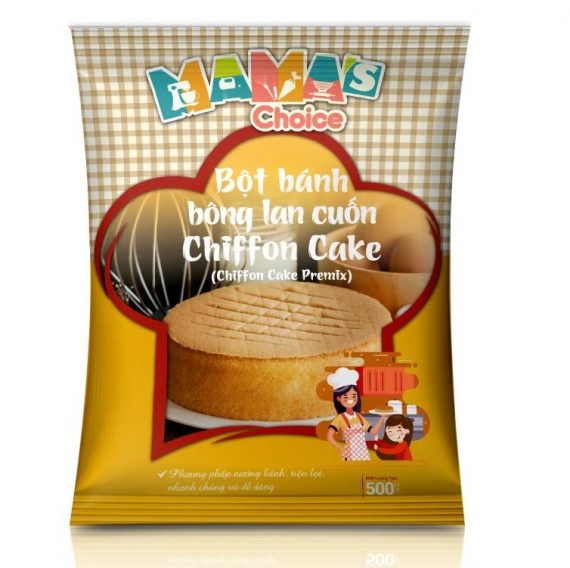 Bột Bánh Bông Lan Cuốn Chiffon Cake 1,5KG