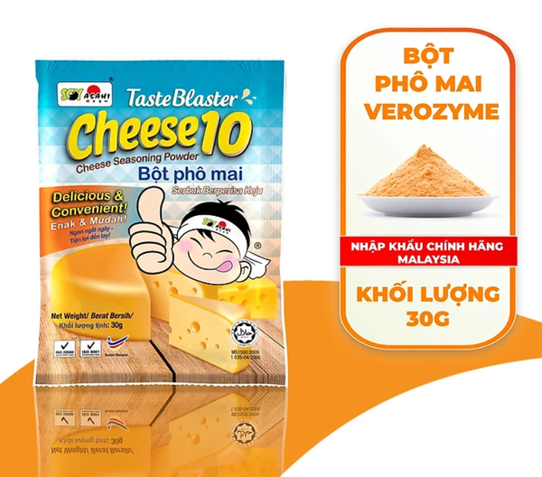 Bột Phô Mai Lắc Verozyme Malaysia