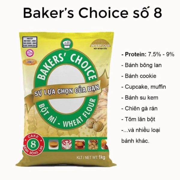 Bột Mì Đa Dụng Bakers’ Choice Số 8