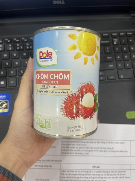 Chôm Chôm In Syrup Dole 565g