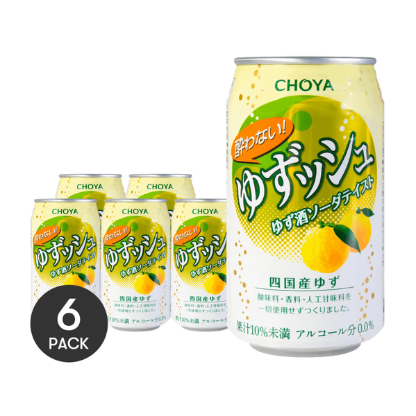 Nước mơ/quýt lên men CHOYA Umeshu Soda 350ml - Yowanai Ume Soda