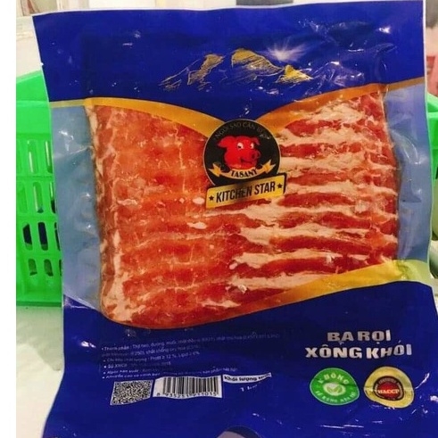 Ba Rọi Xông Khói Cắt Lát STAR KITCHEN 1KG