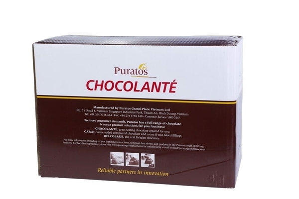 Socola nút đen 55% Puratos 1kg