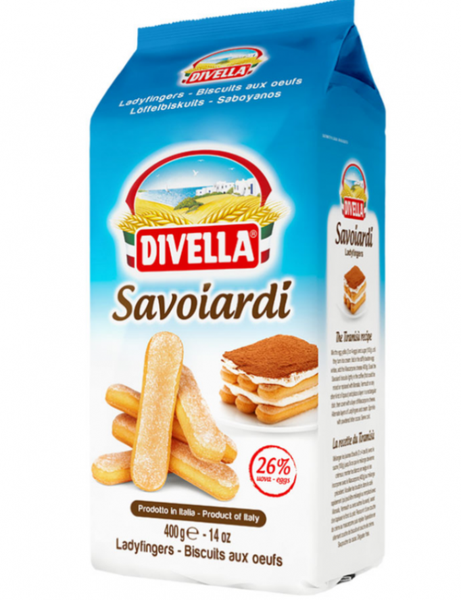Bánh Ladyfinger Savoiardi DIVELLA 400g