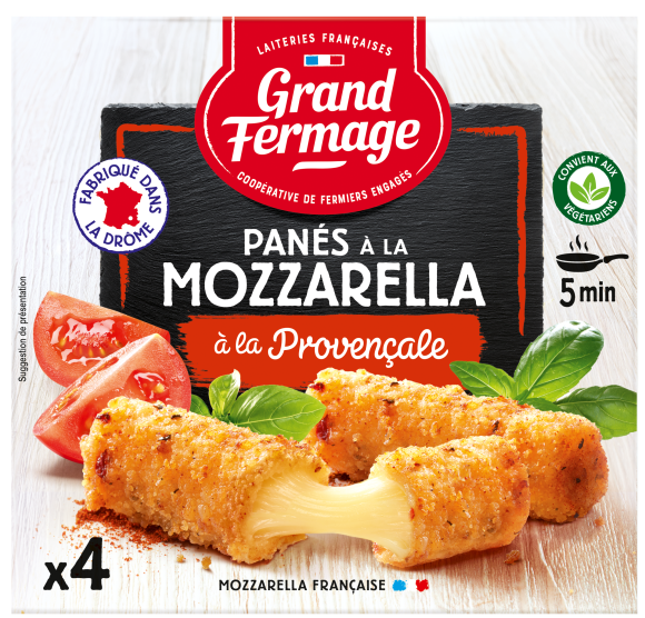 Phô mai mozzarella tẩm bột chiên giòn