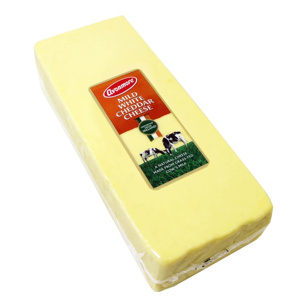 Phô Mai Cheddar Avonmore Nguyên Khối 2.5kg ~3kg - White Mild Cheddar
