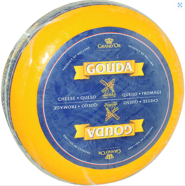Phô mai Gouda Wheel Grand' or 1kg - Cắt lẻ từ nguyên bánh 4.5kg/bánh (Gouda Cheese)