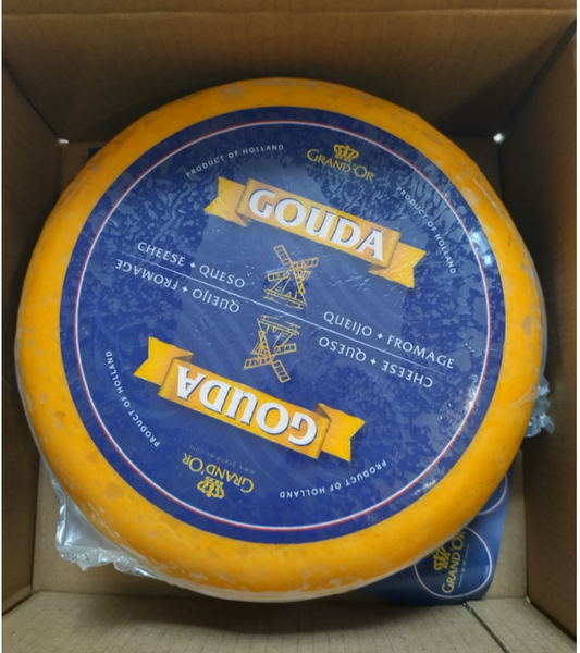Phô mai Gouda Wheel Grand' or 1kg - Cắt lẻ từ nguyên bánh 4.5kg/bánh (Gouda Cheese)