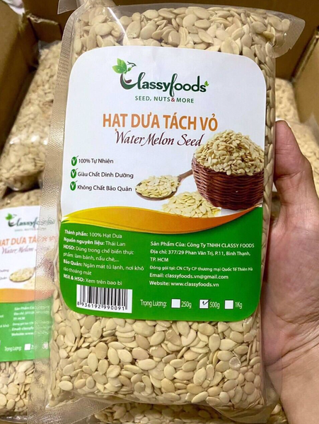 Hạt Dưa Tách Vỏ - Melon Seed (Hàng đẹp loại 1)