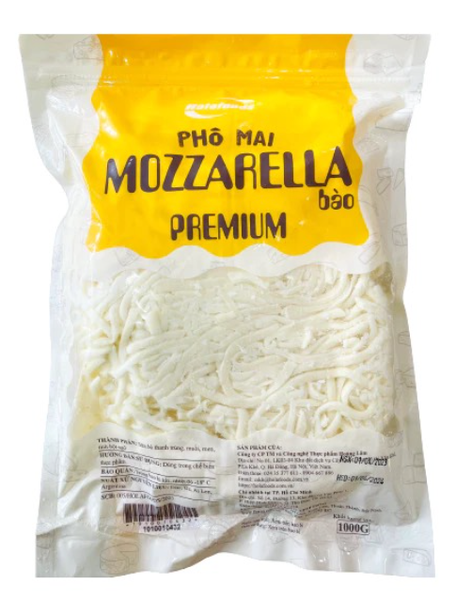 Phô Mai Mozzarella Bào Sợi Premium 1kg