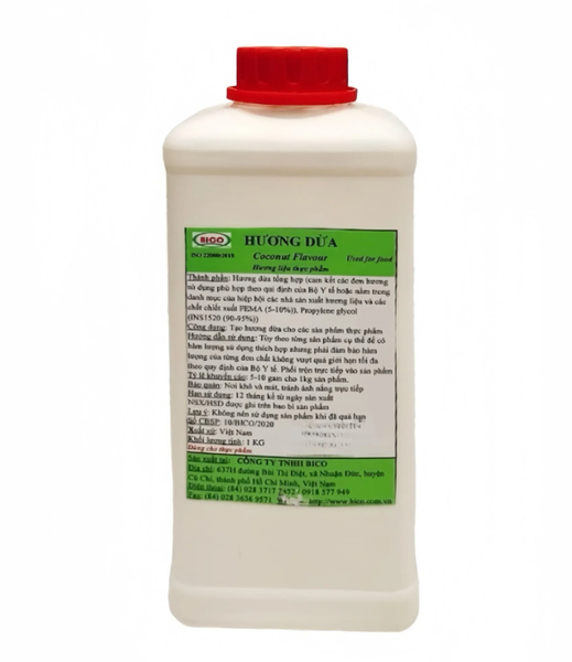 Hương dừa không màu Bico 1kg