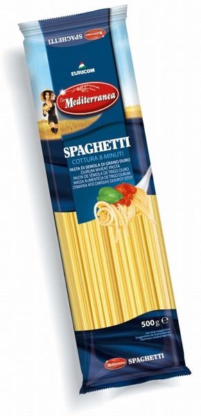Mì Ý Mediteranea 500g - Spaghetti No.6 Mediterranea