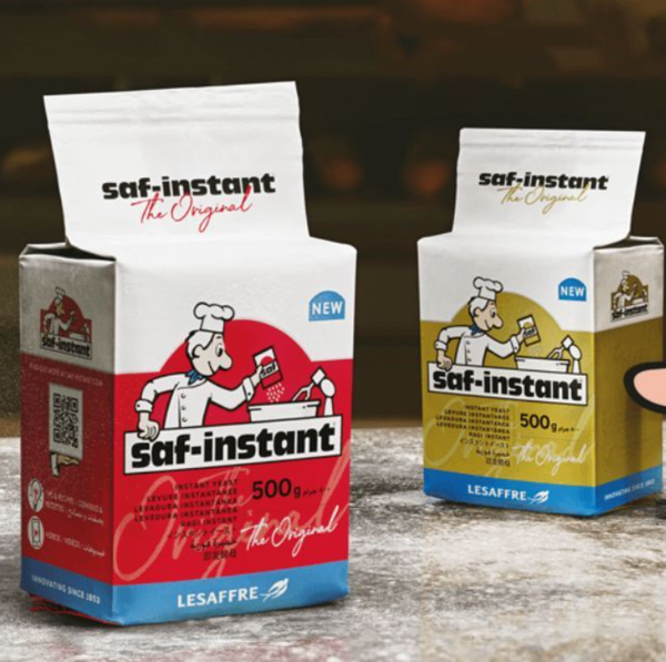Men Nở Khô Pháp Saf-Instant Hiệu Đầu Bếp Gói 500G (Nhãn Đỏ/ Nhãn Vàng) - Dry Yeast Saf-Instant 500G