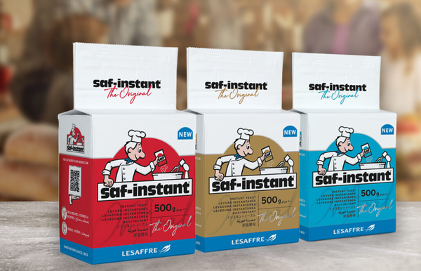 Men Nở Khô Pháp Saf-Instant Hiệu Đầu Bếp Gói 500G (Nhãn Đỏ/ Nhãn Vàng) - Dry Yeast Saf-Instant 500G