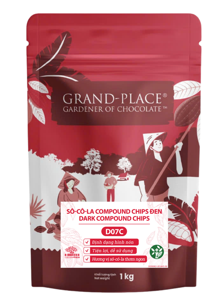 Socola Compound Chip đen Puratos D07C - 1kg