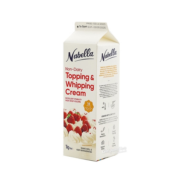 Kem Topping Cream Nabella 1kg