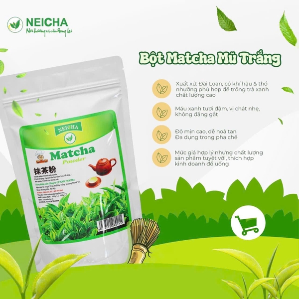 Bột Matcha Đài Loan Neicha 500g