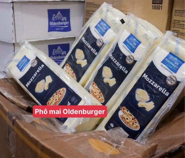 Phô mai Mozzarella Oldenburger (40% béo) 2.5kg